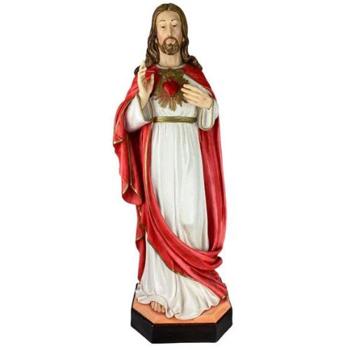 Statua Sacro Cuore di Gesù in resina cm 60 – santaritasouvenirs