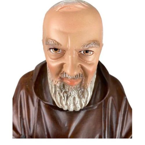 Statua San Pio in resina cm60